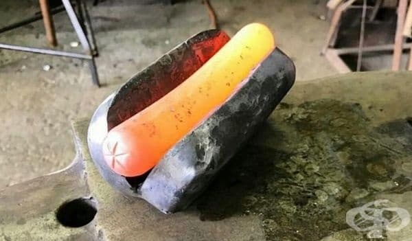 Железен хотдог или хотдог от желязо.