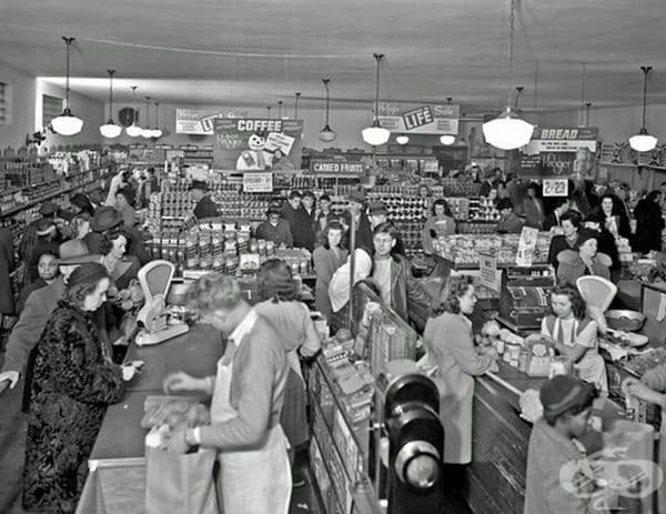 Хранителен магазин Kroger, Лексингтън, Кентъки, 1947 г.