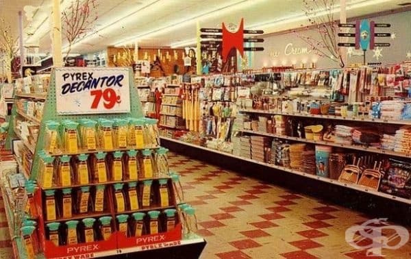 Интериорът на магазин за сладкиши "Wiggly Piggly", 1959 г.