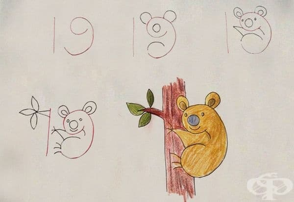 Научете детето си да рисува с помощта на цифри и числа