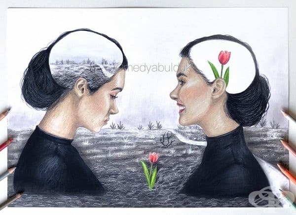 "Борбата във вашата глава. Уверете се, че не се съсредоточавате върху неправилните неща, защото те ви влияят негативно."