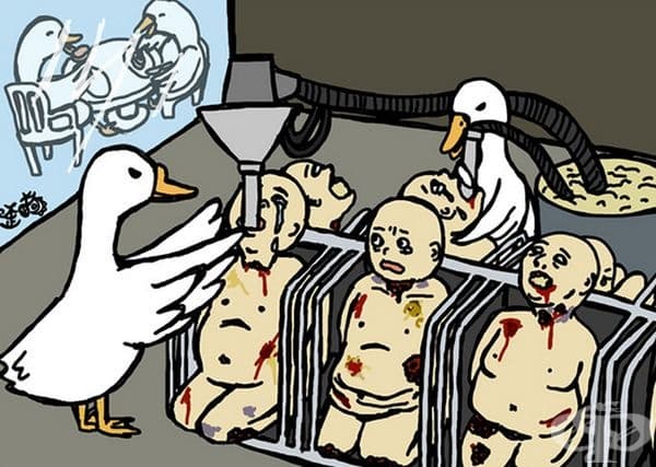 20 сатирични илюстрации демонстрират как биха изглеждали хората и животните с разменени места