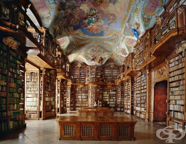 Библиотеката в манастир "Свети Флориан", Австрия.