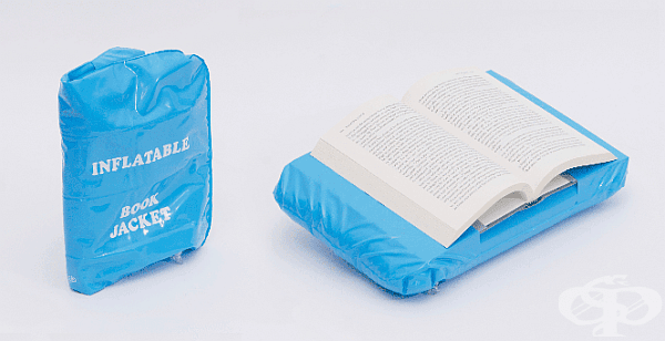 “INFLATABLE BOOK JACKET”