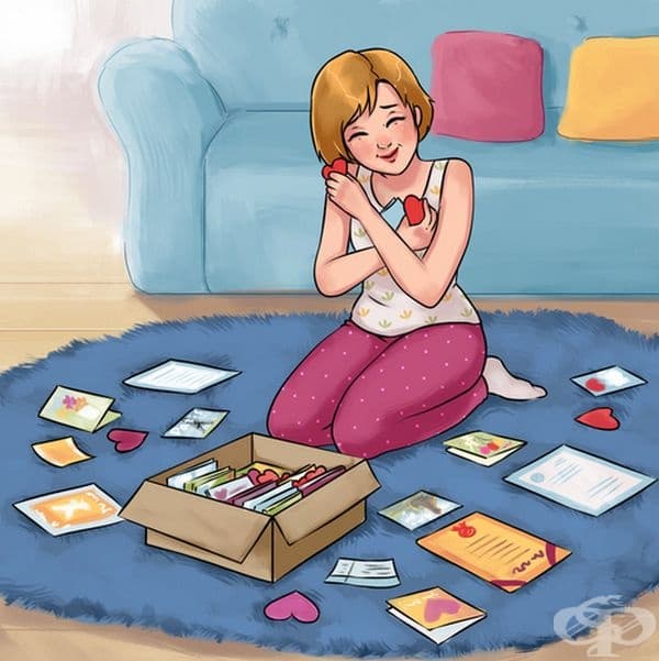 Кутия с незабравими вещи, които обичате.