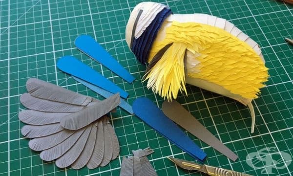 15 снимки на уникални 3D оригами на птици и животни