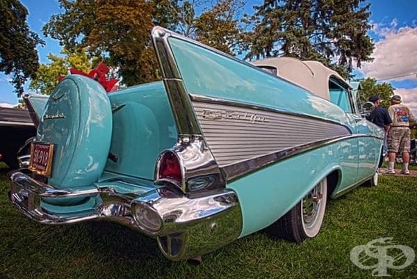 1957 Chevrolet Bel Air кабриолет.