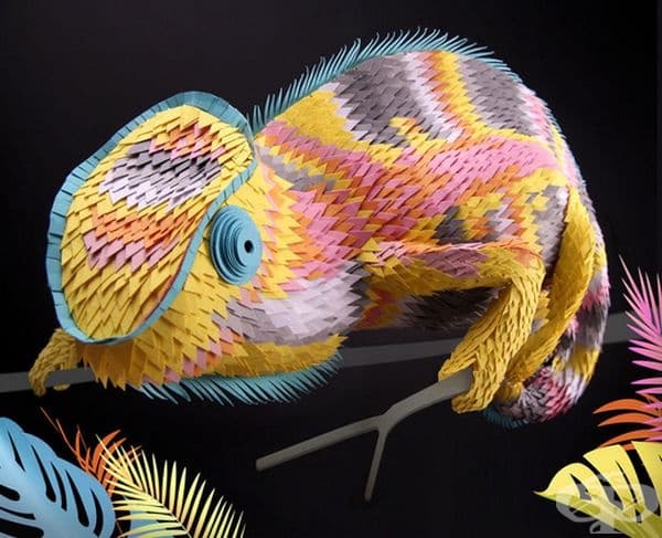15 снимки на уникални 3D оригами на птици и животни