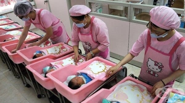 В Тайван откриха първото родилно отделение в света в стил Hello Kitty