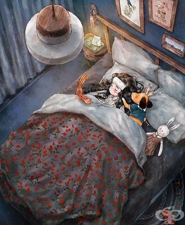 Новите приятели на Епол са птиците, куче и катерица.