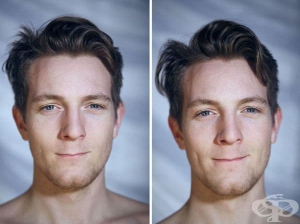 Фотограф показва как изглеждат хората, когато позират с дрехи и без тях