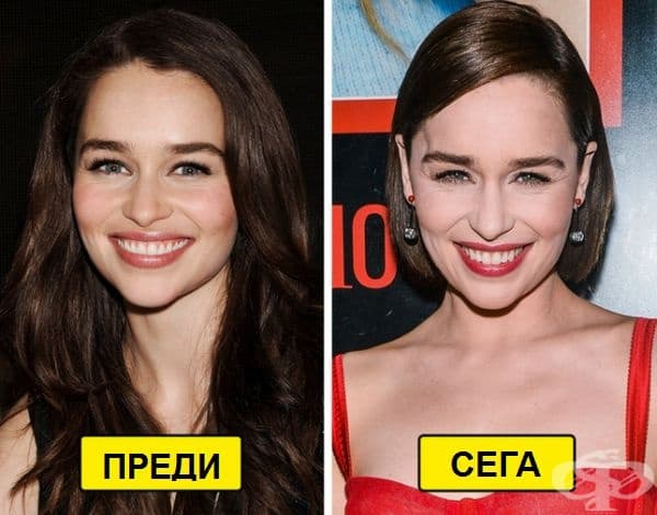 Погледът на Емилия Кларк може да се промени, но усмивката й винаги ще бъде същата.