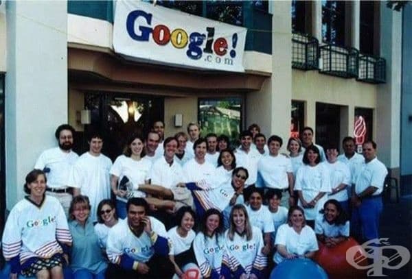 Първият екип на Google. Най-доброто предстои! 1999 г.