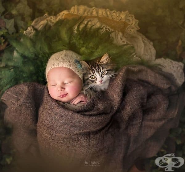 20 прекрасни снимки на бебета с животни