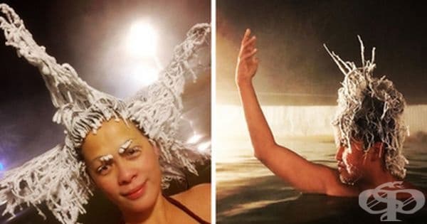 10 епични прически във формата на ледени скулптури - изображение