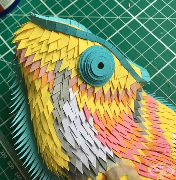 15 снимки на уникални 3D оригами на птици и животни
