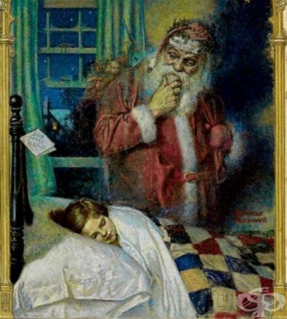 Норман Рокуел, "Дядо Коледа", 1921
