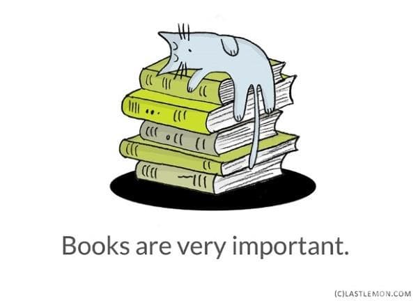 Книгите са много важни.
