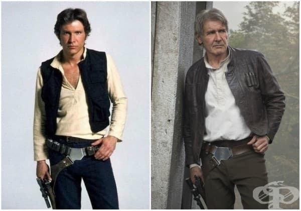 Харисън Форд /Хан Соло/, 1980 и 2015