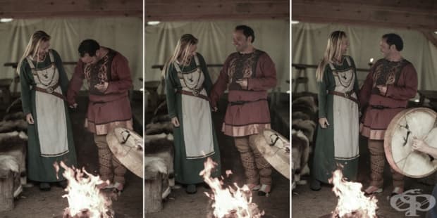 Викингска сватбена церемония за една влюбена двойка - Густаво и Фани