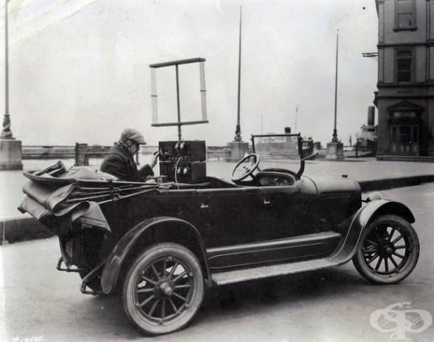 Прототипа на първия мобилен радио телефон, 1924 г.