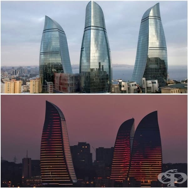 Огнените кули, Баку, Азербайжан