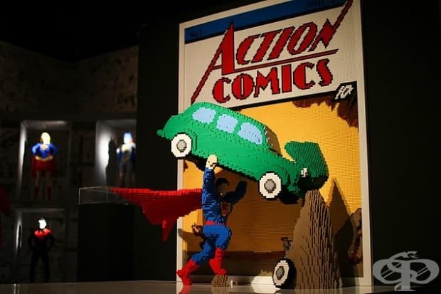 25 скулптури на Ди Си комикс герои, пресъздадени чрез милиони LEGO парчета!