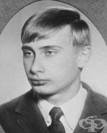 18-годишният Владимир Путин, 1970.