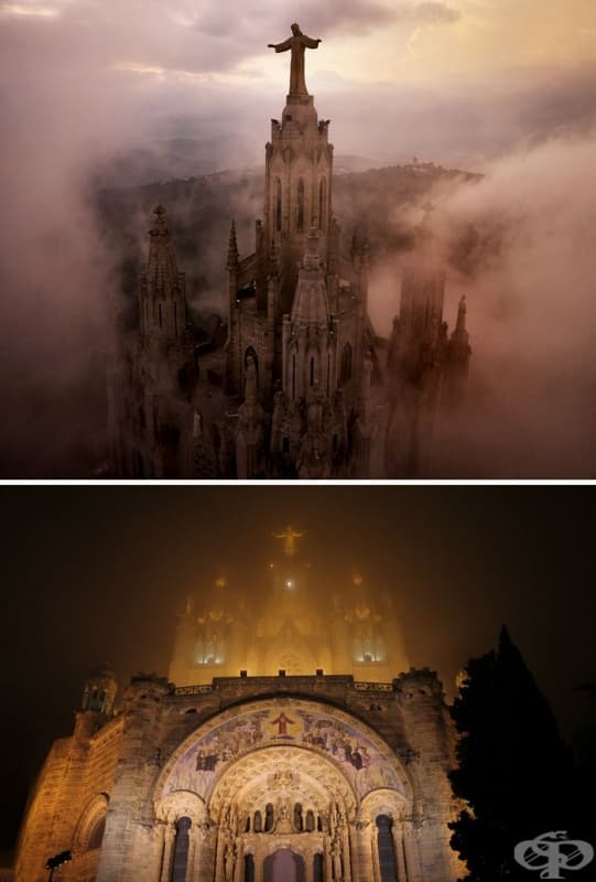 Expiatori Del Sagrat Cor, планината Тибидабо, Барселона, Испания