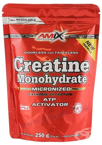 АМИКС КРЕАТИН МОНОХИДРАТ МИКРОНИЗИРАН 250 г Amix Creatine Monohydrate Micronized 250 G цена и 1198