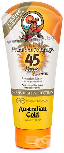 australian gold premium coverage faces spf 45