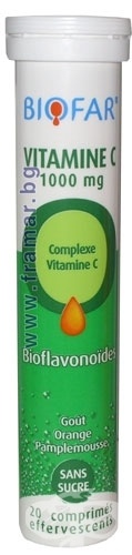 Vitamin C 1000 Mg Efervescentni Tabletki Biofar Vitamin C 1000 Mg Eff Tablets Biofar Cena I Informaciya