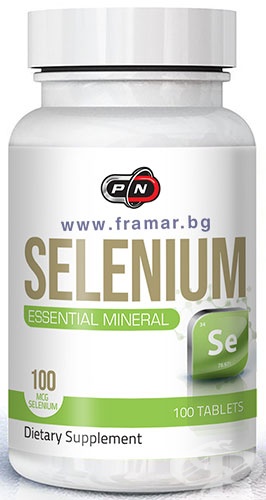 ПЮР НУТРИШЪН СЕЛЕН таблетки 100 мкг * 100 (PURE NUTRITION SELENIUM ...