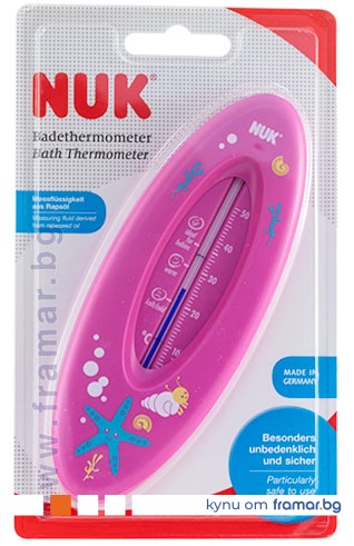 НУК ТЕРМОМЕТЪР ЗА ВОДА ОКЕАН (NUK BATH THERMOMETER), цена и информация