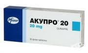 АКУПРО табл. 20 мг. * 30