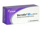 ВЕСТИБО табл. 16 мг. * 60