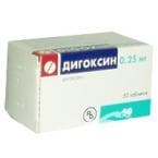 ДИГОКСИН табл. 0.25 мг. * 50 GEDEON RICHTER