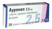 АУРОНАЛ R табл. 2.5 мг. * 30 EGIS