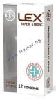 ПРЕЗЕРВАТИВИ ЛЕКС SUPER STRONG * 12 бр.