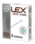 ПРЕЗЕРВАТИВИ ЛЕКС SUPER STRONG * 3 бр.