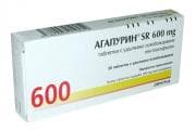 АГАПУРИН SR таблетки 600 мг. * 20
