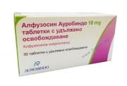 АЛФУЗОСИН таблетки 10 мг. * 30 АУРОБИНДО ФАРМА