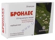 БРОНЛЕС капсули 375 мг * 20