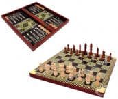 ИГРА 3 В 1 ШАХ + ТАБЛА + ДАМА ОРИЕНТАЛСКА 7753-Д