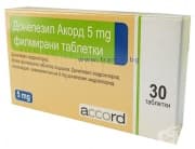 ДОНЕПЕЗИЛ АКОРД филмирани таблетки 5 мг. * 30 ACCORD HEALTHCARE LTD