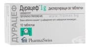 ДУРАЦЕФ ефф. табл. 1000 мг. * 10 BMS