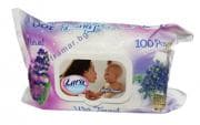 МОКРИ КЪРПИ ЛАРА СОФТ С ЛАВАНДУЛА * 100 бр.
