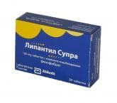 ЛИПАНТИЛ СУПРА капсули 160 мг. * 30