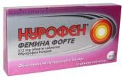 НУРОФЕН ФЕМИНА ФОРТЕ обвити табл. 512 мг. * 12