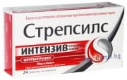 СТРЕПСИЛС ИНТЕНЗИВ МЕД И ЛИМОН таблетки за смучене * 24